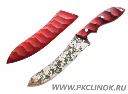 Нож Кондрат удлиненный с деревянными ножнами
